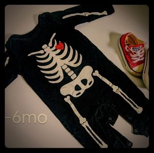 Skeleton onesie